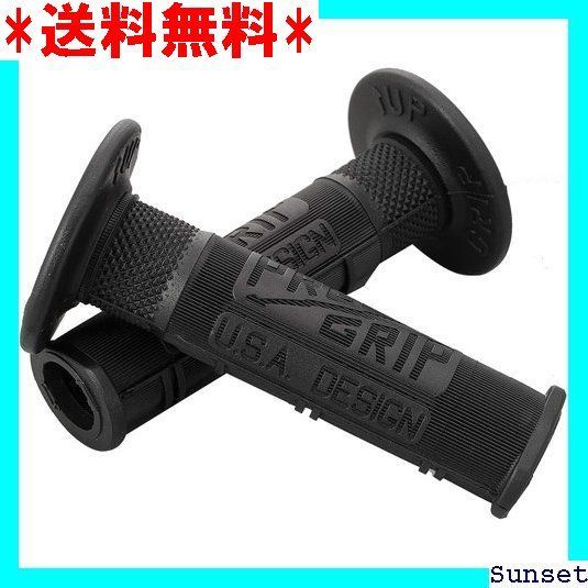 在庫限り デイトナ Daytona PROGRIP プログリップ バイク用 グリップ ハンドル径φ22.2 オフロード 用 120mm スタンダードラバー エンド貫通 795タイプ ブラック 98140 399