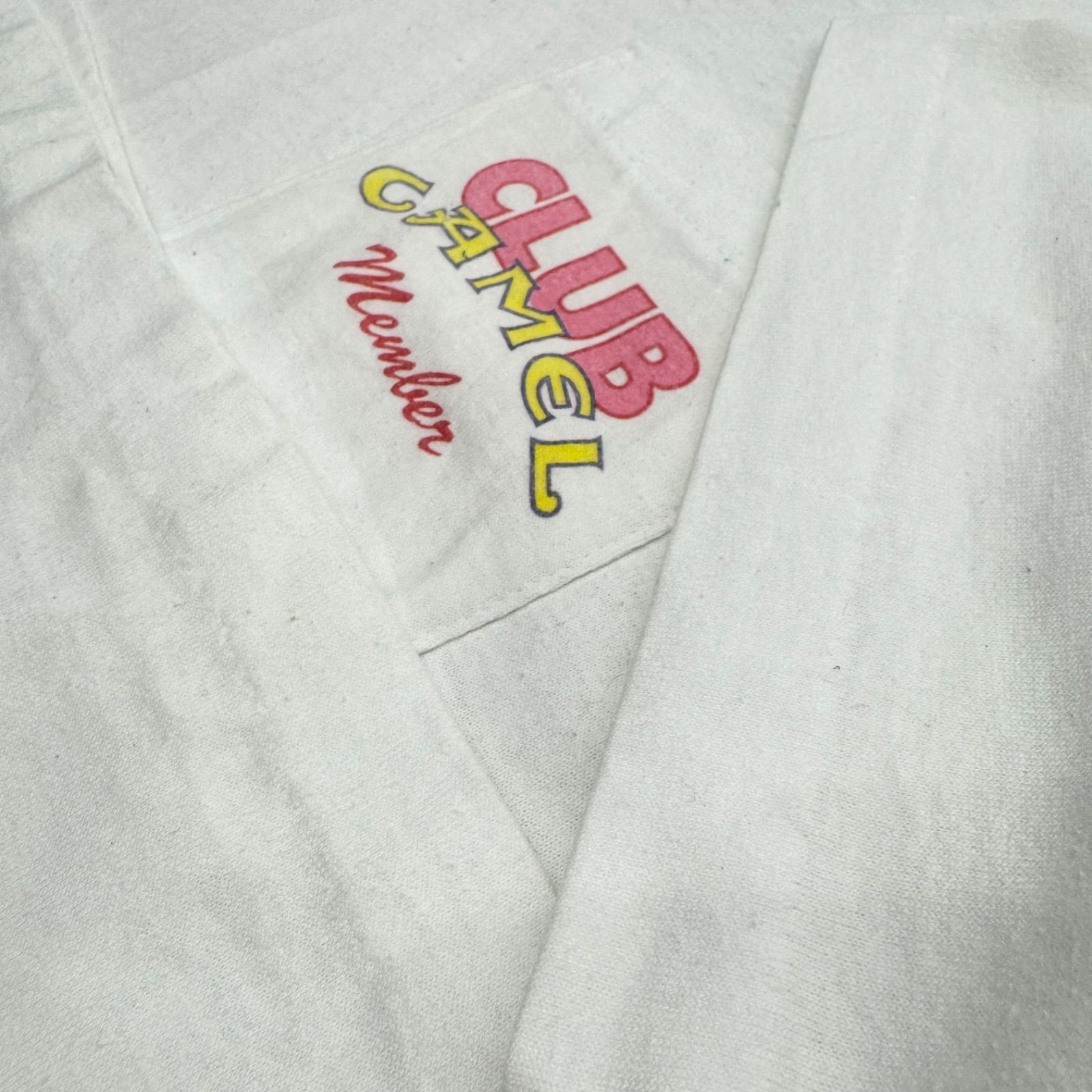 90s vintage 1991 CAMEL Logo Print T-shirt Tee USA製 キャメル T 