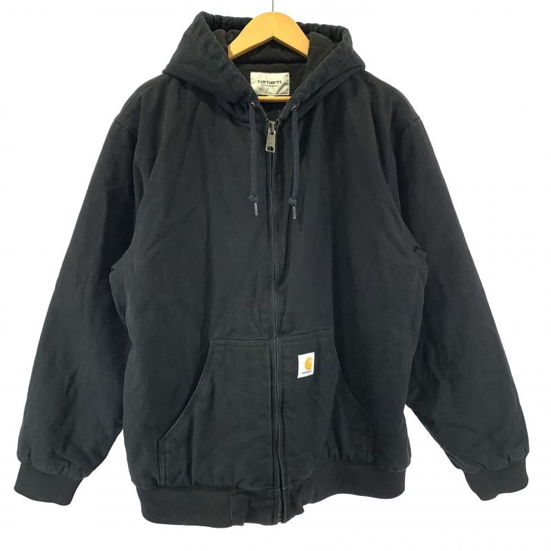 中古】Carhartt アクティブジャケット XXL ブラック 3M