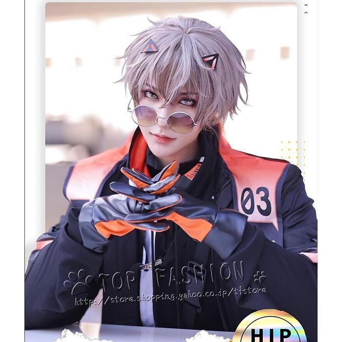 バーチャル YouTuber VTuber Noctyx Alban Knox アルバーン?ノックス コスプレ衣装 ウィッグ 靴 道具別売り