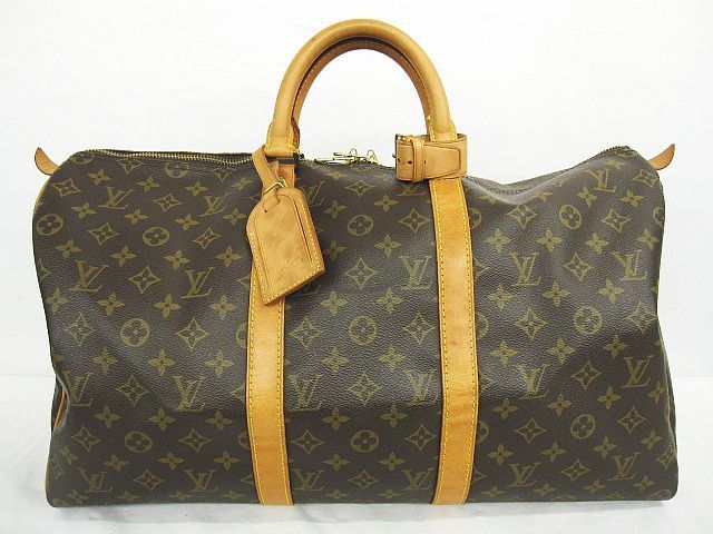 LOUIS VUITTON ルイヴィトン M41426 キーポル50 ボストンバッグ ハンドバッグ 鞄 ネームタグ ポワニエ B00063-0430-2 3003