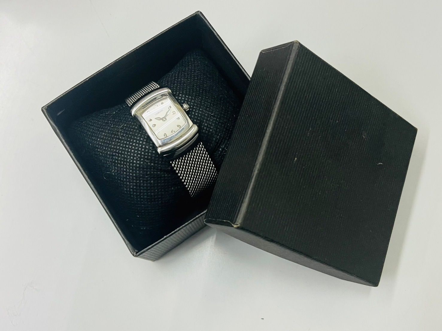 【電池交換済】ダミアーニ DD001ACCF エゴ クォーツ レディース 電池交換済】ダミアーニ Damiani DD001ACCF エゴ クォーツ