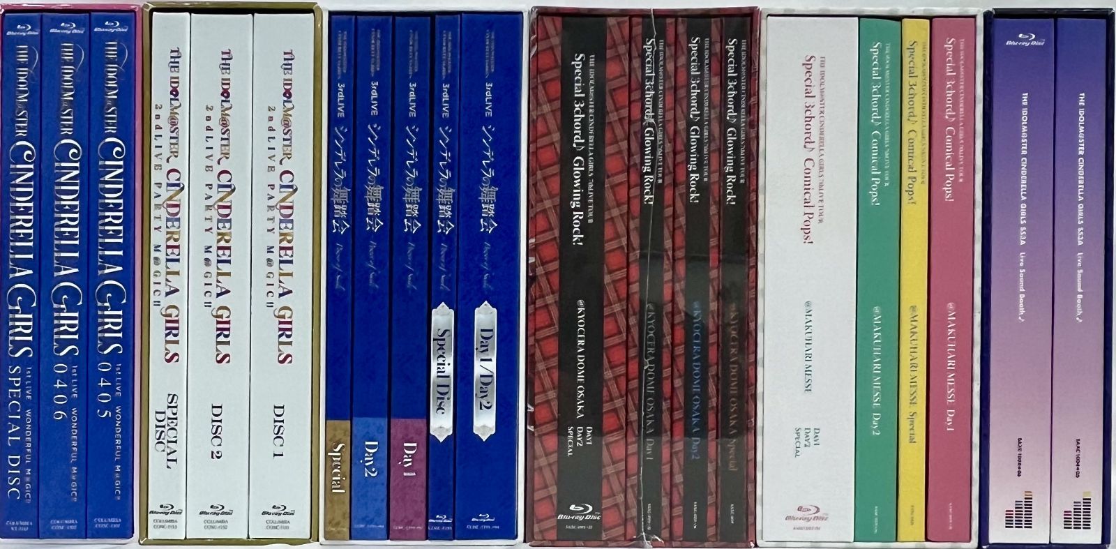 THE IDOLM＠STER CINDERELLA GIRLS LIVE Blu-ray BOX 1st 2nd 3rd 7th 