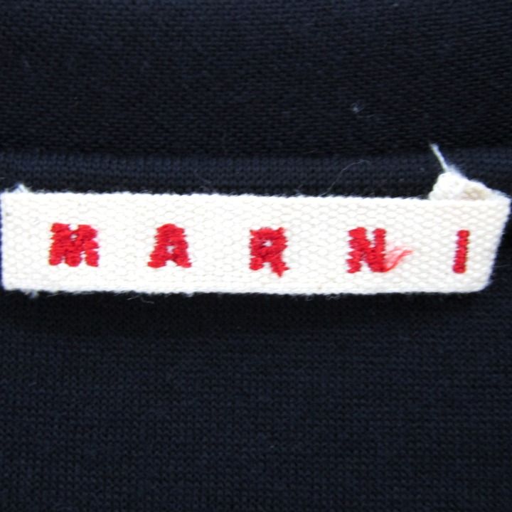 美品　ＭＡＲＮＩ ノースリーブ厚手ワンピース ウール100% イタリア製 マルニ ワンピース ノースリーブ ウール混 ブランド トップス
