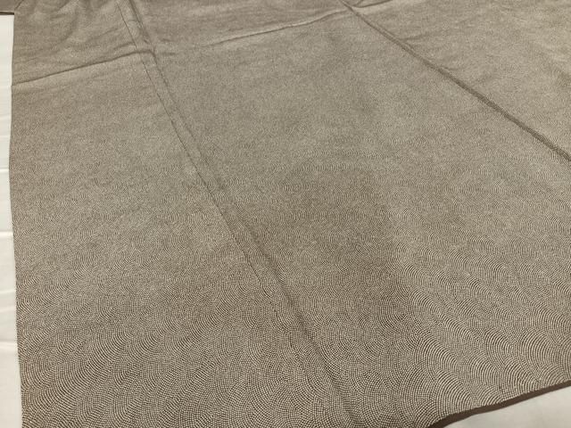 平和屋着物○人間国宝 小宮康孝 江戸小紋 鮫小紋柄 三越扱い 正絹 逸品  