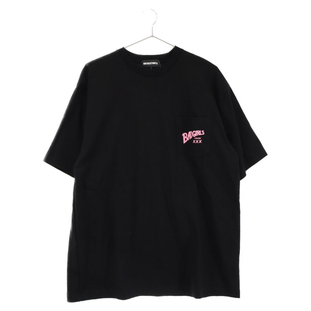 GOD SELECTION XXX (ゴッドセレクショントリプルエックス) 23SS BAD GIRLS TEE バッドガール 半袖Tシャツ ブラック  - メルカリ