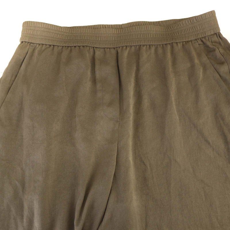 theory luxe パンツ（その他） こげ茶系 0195425Y0099 セオリーリュクス theory luxe WASSHABLE SATIN PAMELA イージー