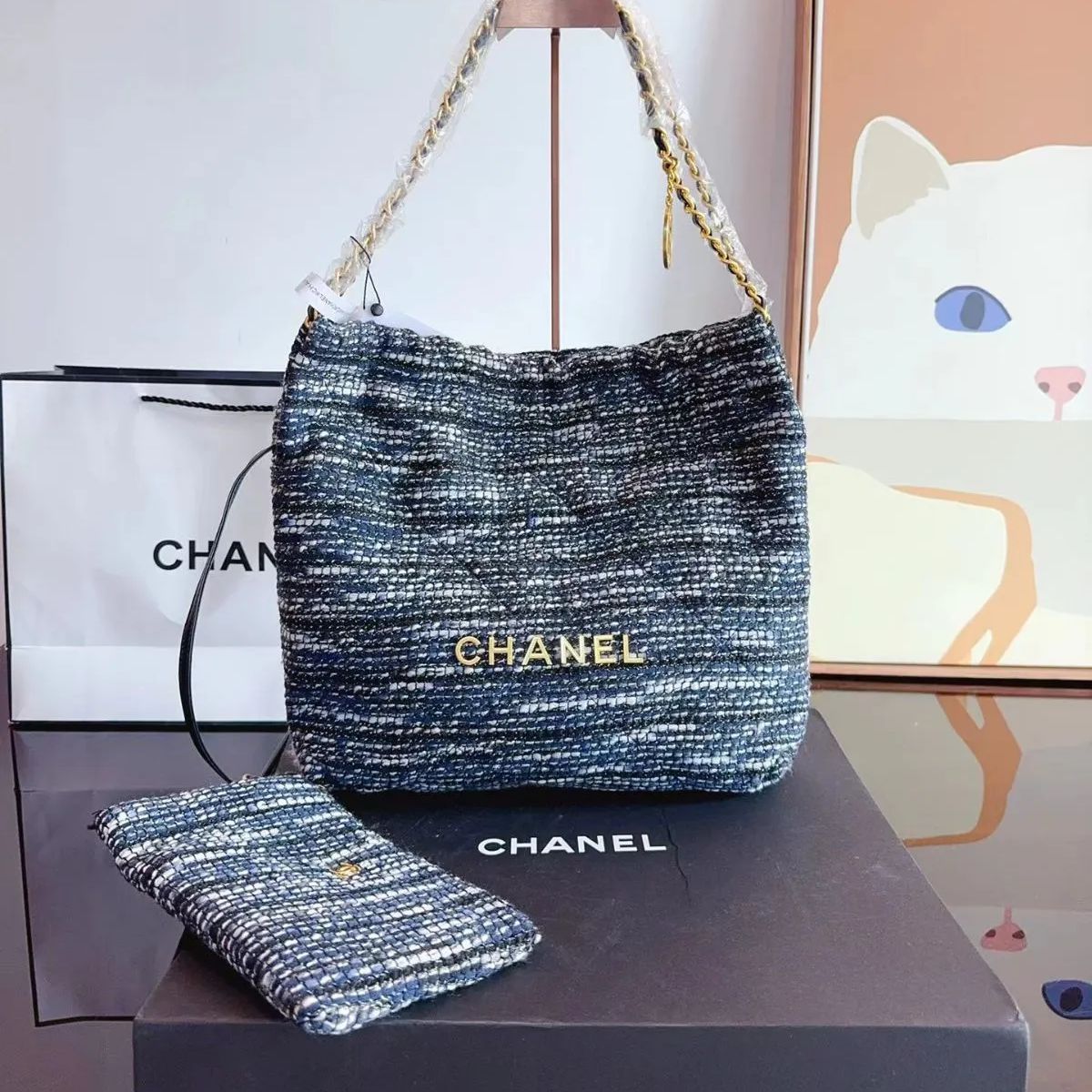 美品Chanelシャネル ショルダー バッグ ピンクトートバッグ