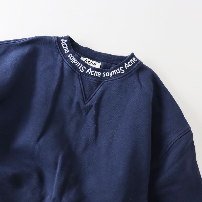 アクネ ストゥディオズ Acne Studios ネックロゴ スウェット プル 