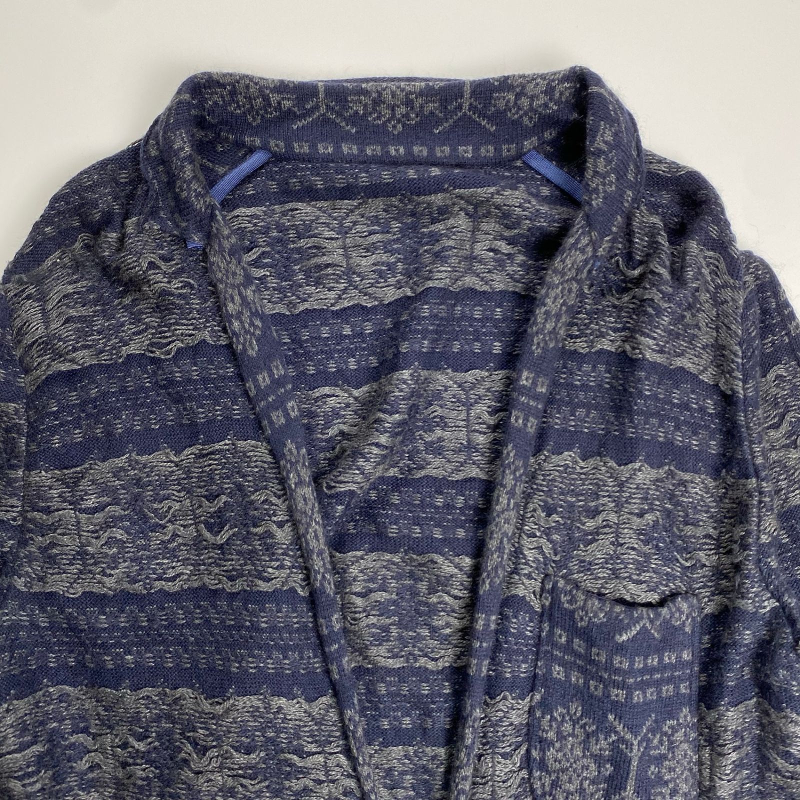 リメイク品　sacai サカイ ノルディックニットジャケット 魔裟斗着用！【希少】sacai サカイ ノルディック ニット