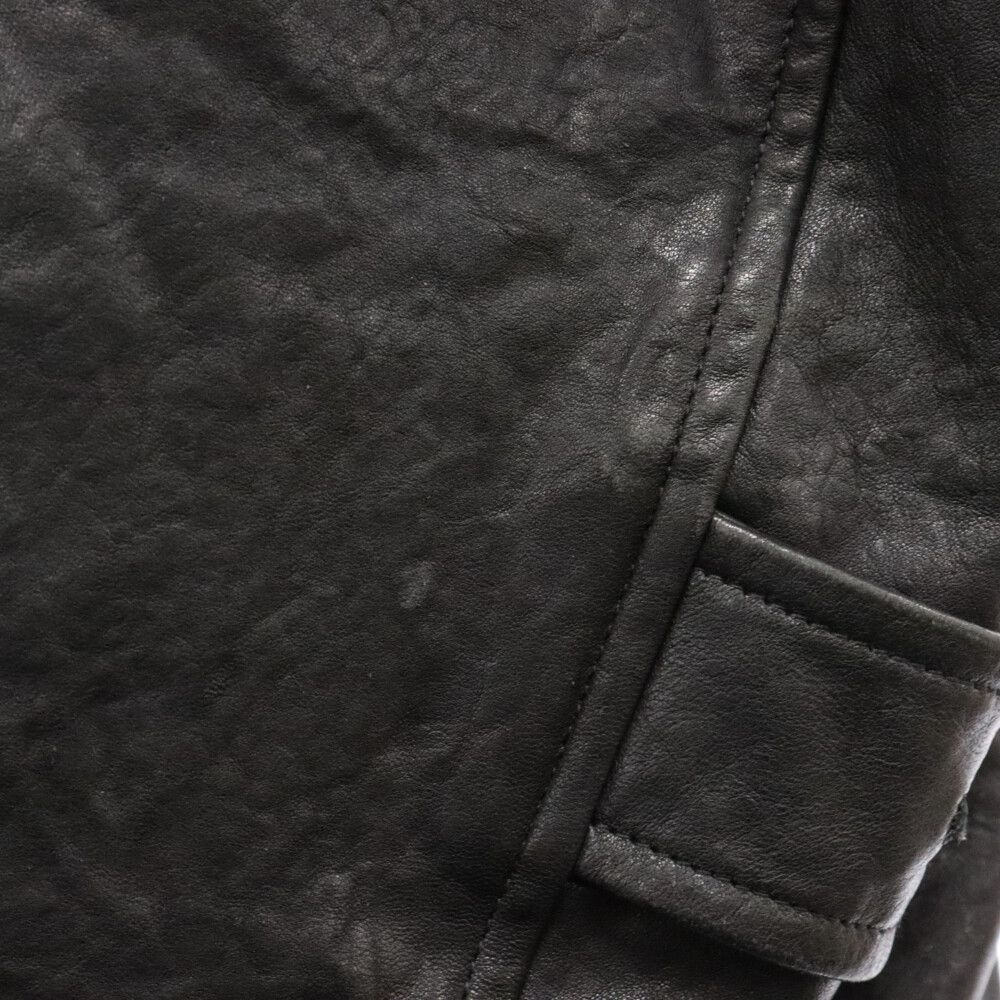 COMOLI (コモリ) 22AW LAMB LEATHER COAT ラムレザーカーコート