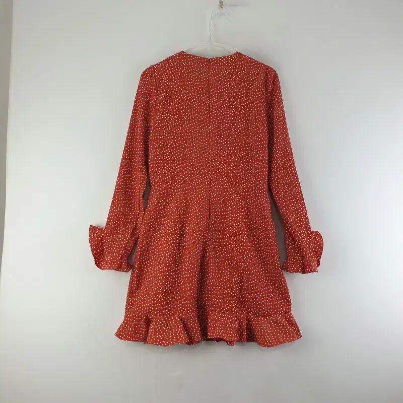 G9469 LETAILOR レディース FREE ラップ 赤 ドット ワンピース