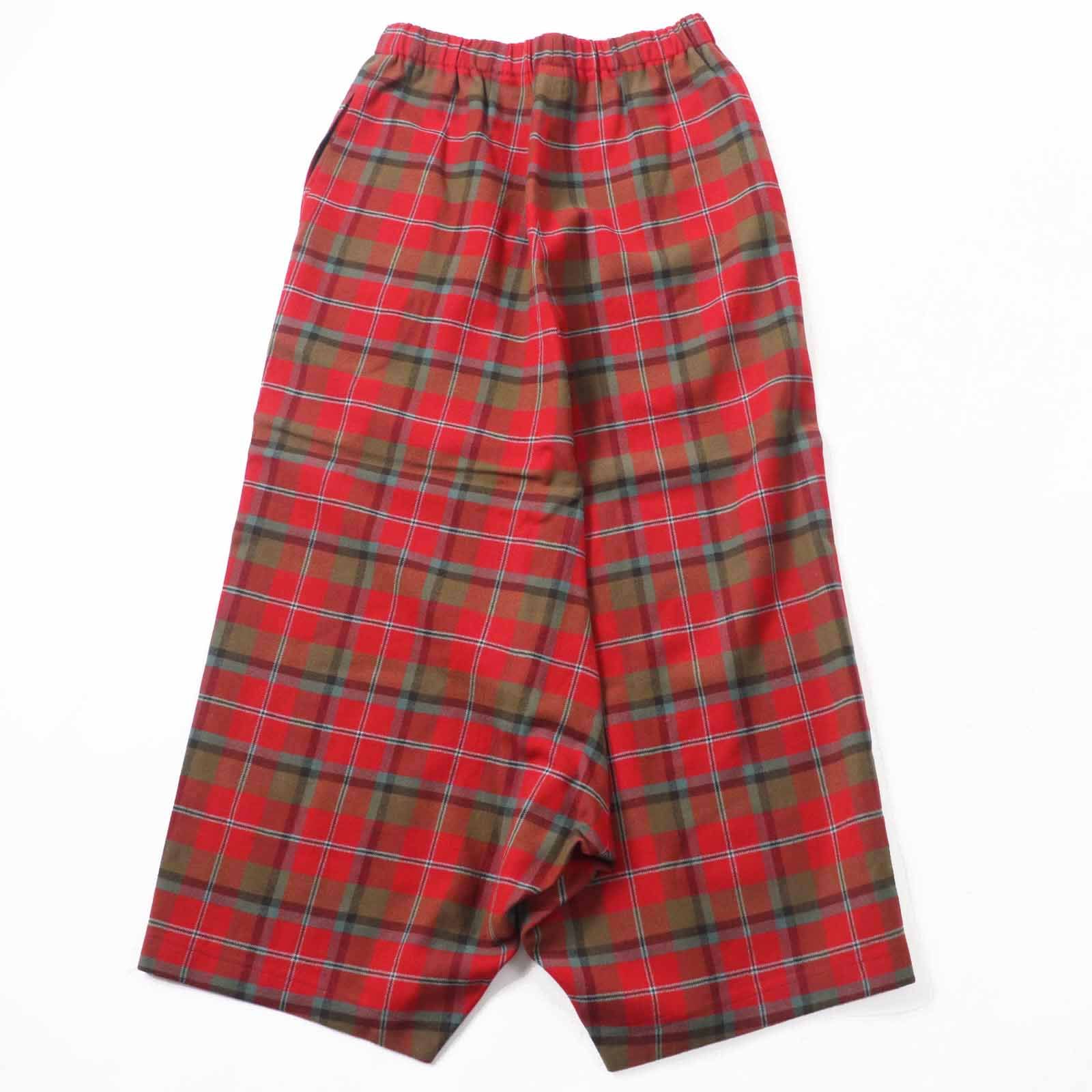 極美品】コムデギャルソン ウールパンツ タータンチェック XS 【公式通販】