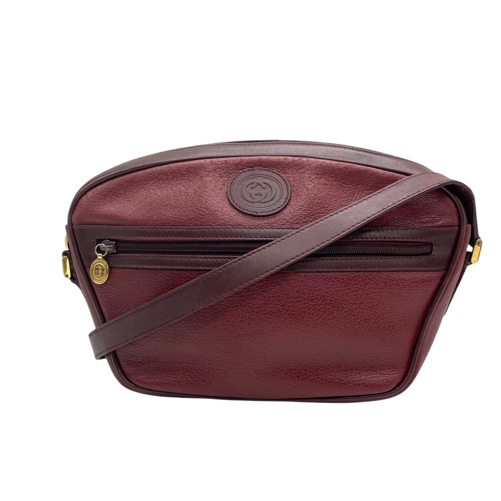 GUCCI グッチ オールドグッチ GG柄 斜め掛け ショルダーバッグ