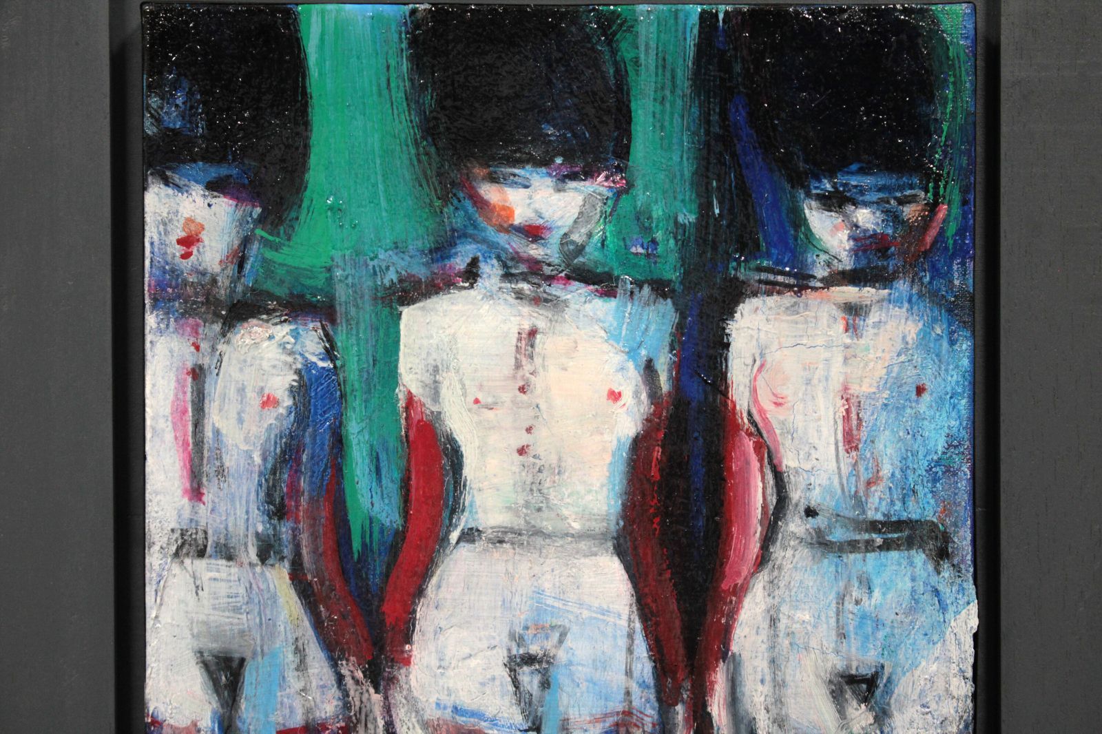 石垣定哉 「クレイジーホースのダンサー」 油絵・油彩画 絵画 石垣定哉 「クレイジーホースのダンサー」 油絵・油彩画 絵画の