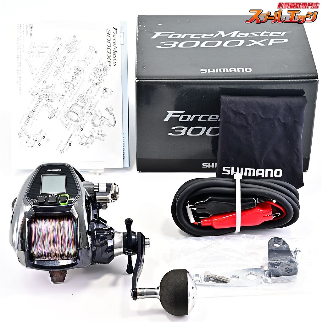 シマノ フォースマスター3000XP 美品シマノ リール 電動リール SHIMANO
