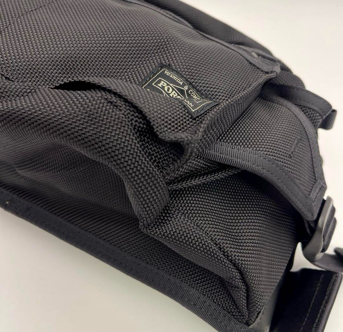 美品】PORTER HEAT ウエストバッグ L ブラック マグライト付属 316