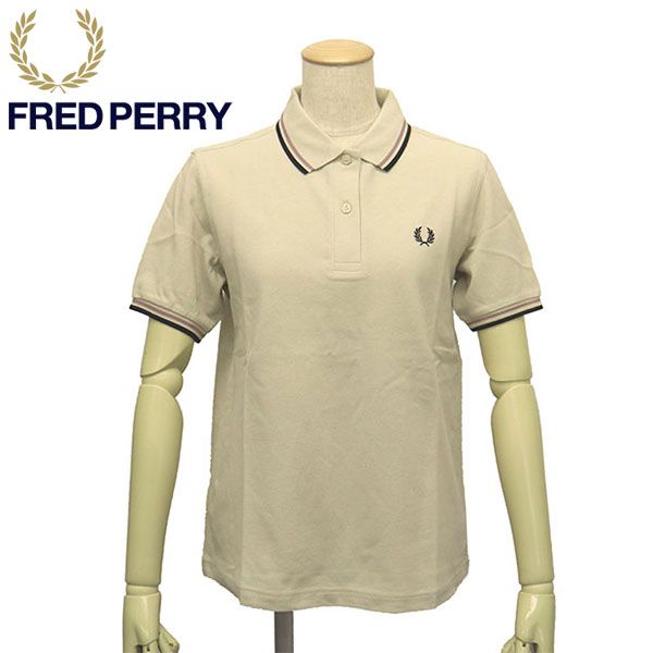 FRED PERRY (フレッドペリー) G3600 TWIN TIPPED FRED PERRY SHIRT ティップライン ポロシャツ レディース  FP534 全4色 691OATMEAL 10 メルカリ