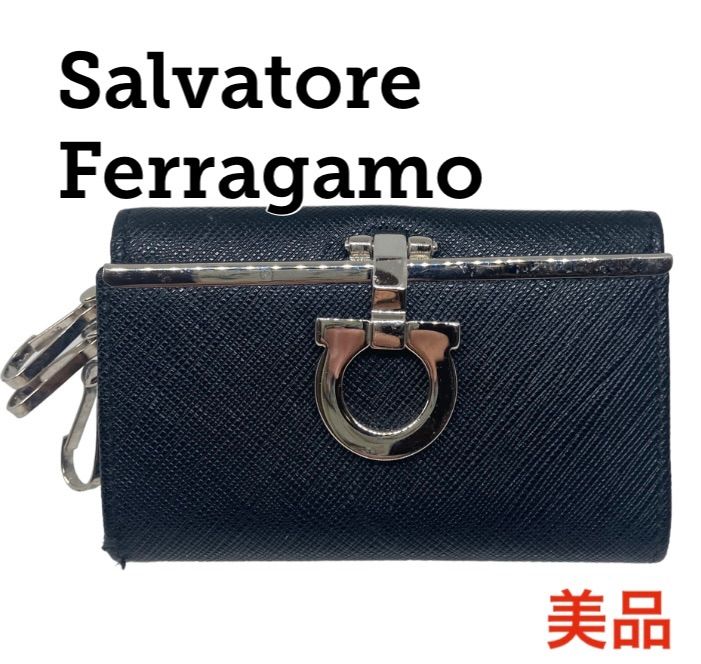 サルバトーレ フェラガモ ガンチーニ キーリング キーケース Ferragamo