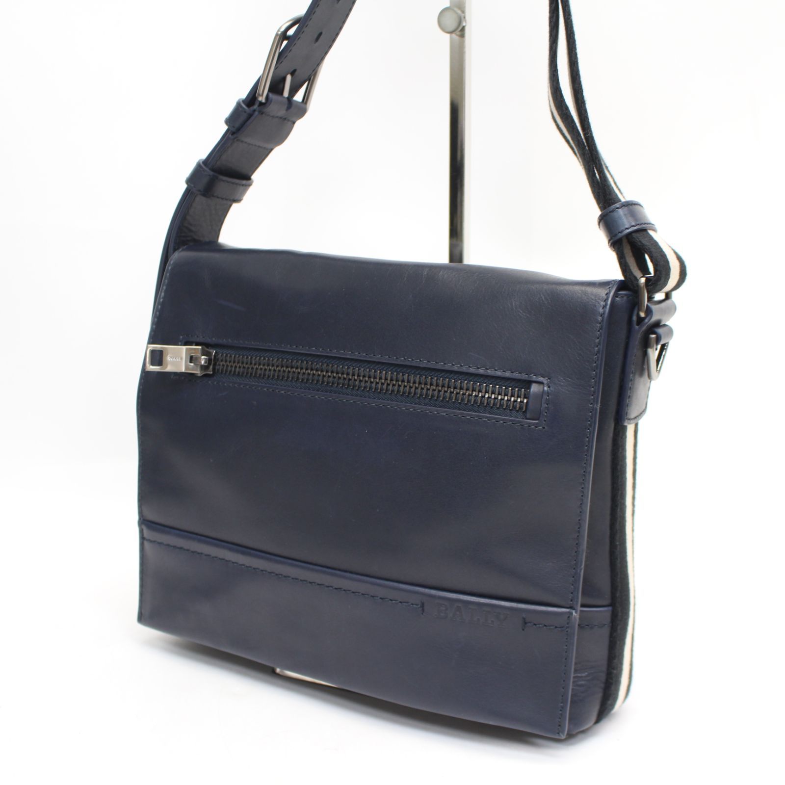 IS431)Bally Tamrac ショルダーバッグ バリー ネイビー - メルカリ