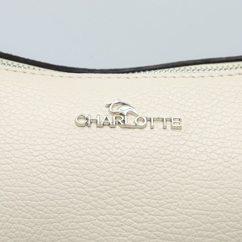 Charlotte 2WAYバッグ イタリア製 本革 ショルダー オフホワイト - メルカリ