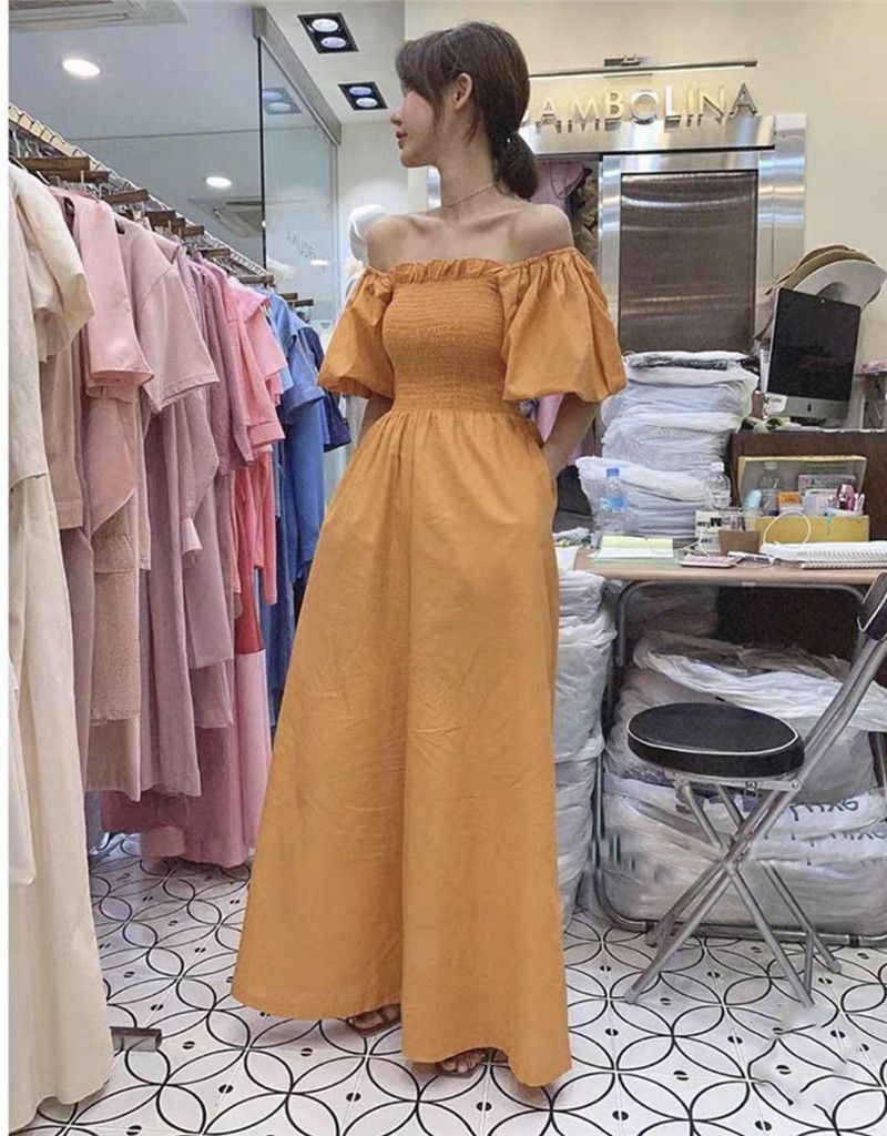 オフショルダー 大人女子 リュクス リラックス オールインワン 0914