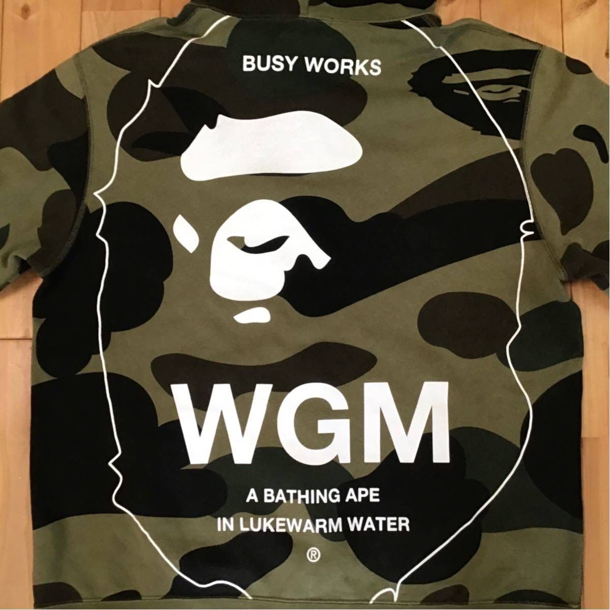 APE HEAD BAPE camo パーカー ベイプ ape エイプ 迷彩 - メルカリ