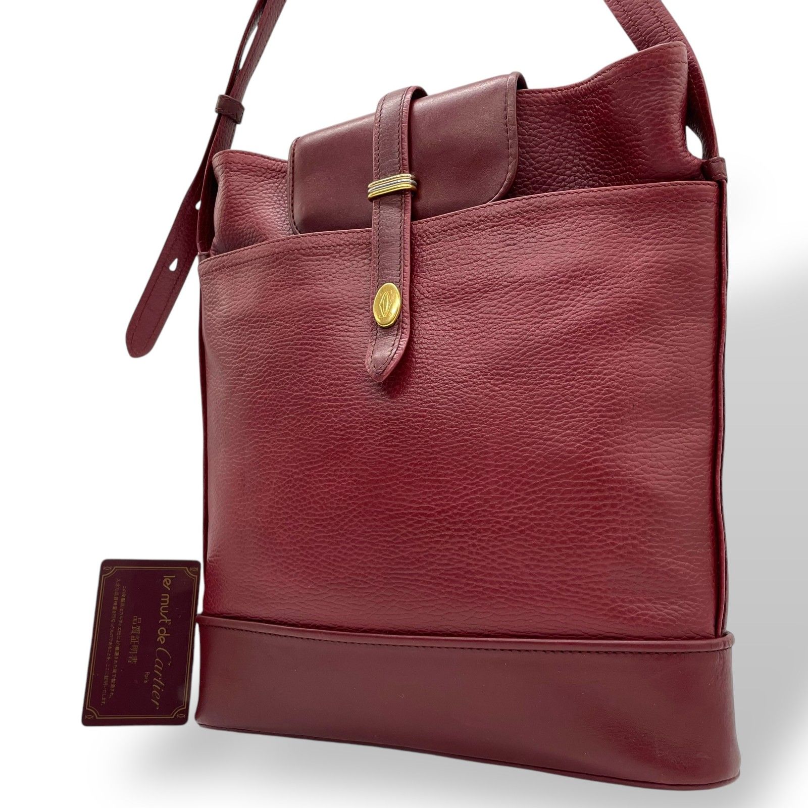 美品 Cartier カルティエ トリニティ ショルダーバッグ マスト