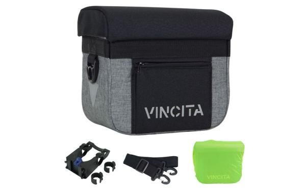 【新品・2営業日で発送】VINCITA John ハンドルバーバッグ GREY