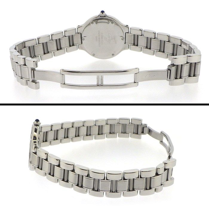 カルティエ Cartier 腕時計 マスト21 ヴァンティアン W10109T2/1340 シルバー文字盤 SS クオーツアナログ 【中古】 Cartier - カルティエ Cartier 腕時計 マスト21 ヴァンティアン