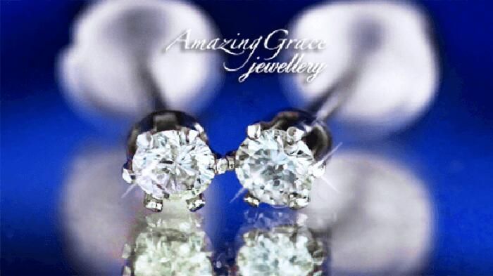 ピアス 天然ダイヤモンド 0.1ct G・Hカラー相当 pt100 プラチナ 鑑別