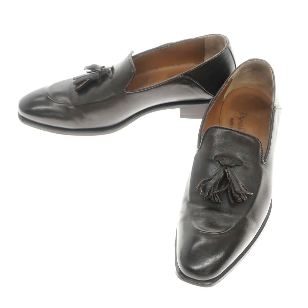 【中古】ディーノ ドラーギ Dino Draghi タッセルローファー ダークブラウン【サイズ40】【メンズ】