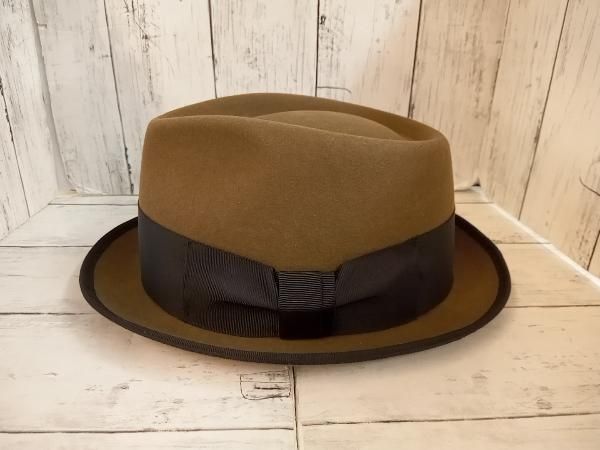 Dry Bones ドライボーンズ ハット ウールハット アンテロープ ギャンブラー ブラウン