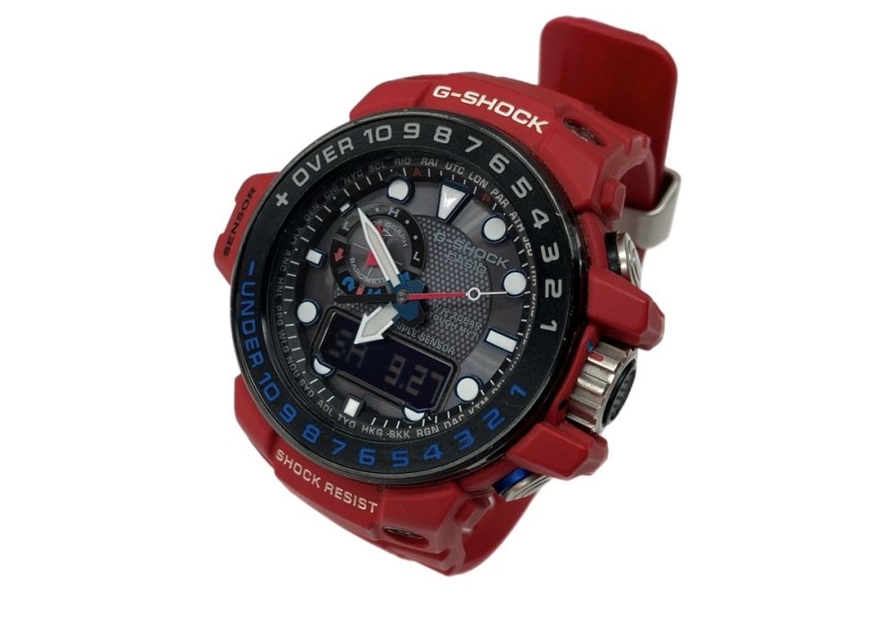 G-SHOCK GWN-1000RD-4AJF レッド ガルフマスター 美品G-SHOCK GWN