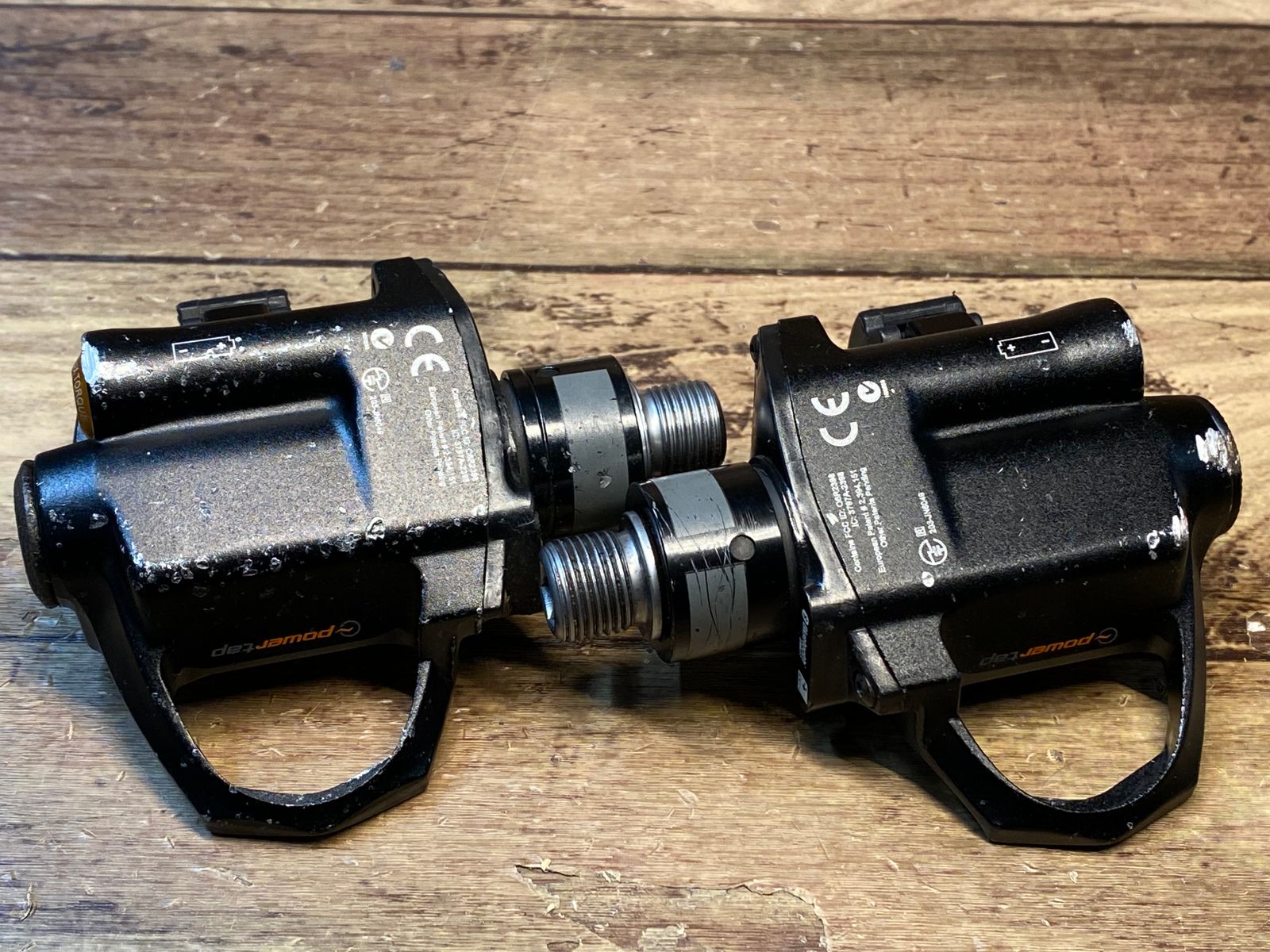売れ筋介護用品も！ HE340 POWERTAP ビンディングペダル ガタあり 動作未確認 パーツ ビンディングペダル