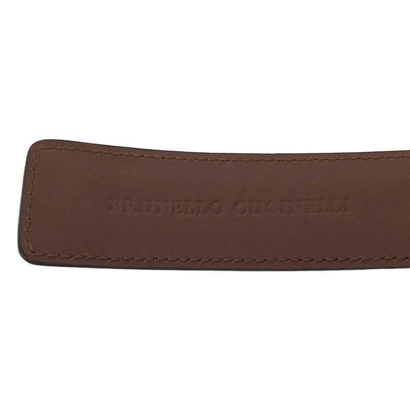 BRUNELLO CUCINELLI レザーベルト 編み上げ ブラウン BRUNELLO CUCINELLI レザーベルト 編み上げ ブラウン - メルカリ