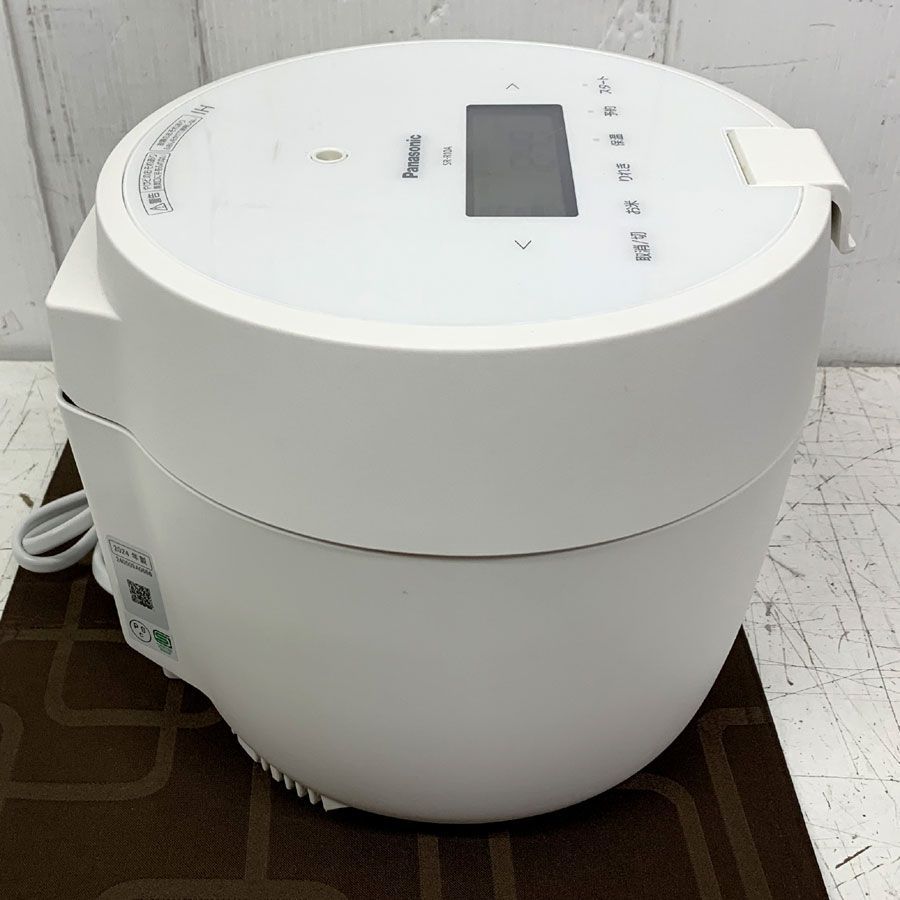 【新品】Panasonic圧力IH炊飯器 SR-R10A ホワイト　コンパクト Panasonic Panasonic 圧力IH炊飯ジャー SR-R10A-W（ホワイト） 炊飯器