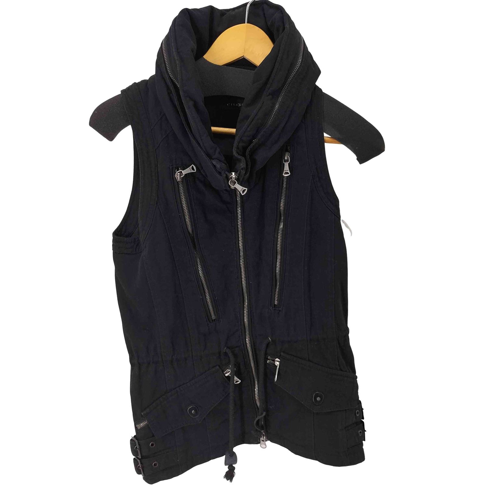 シヴァーライズ CIVARIZE クロゼットフードギミックミリタリーベスト 