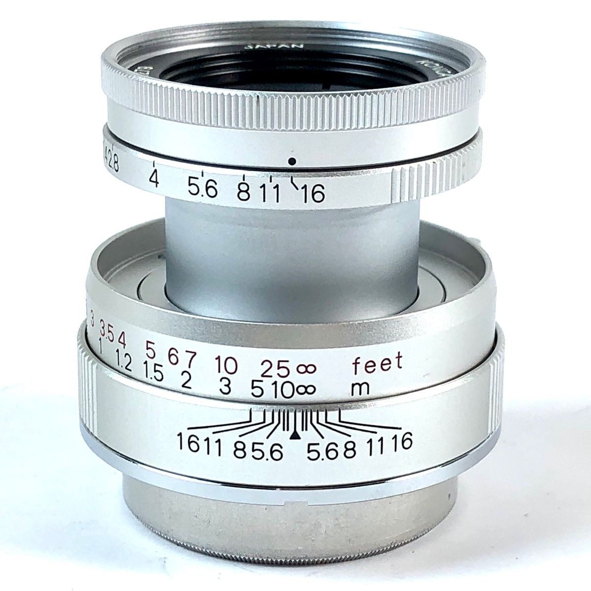 コニカ KONICA HEXANON LENS 50mm F2.4 L39 NEAR MINT】 Konica Hexanon 50mm f2.4 Lens for L39 Leica