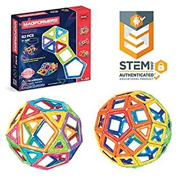 【中古】(非常に良い)Magformers Magnetic 62 Piece Set [並行輸入品]