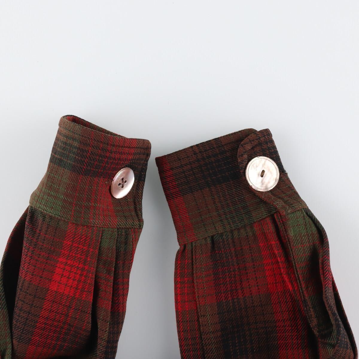 古着 40年代 ペンドルトン PENDLETON ボードシャツ チェック柄 長袖 