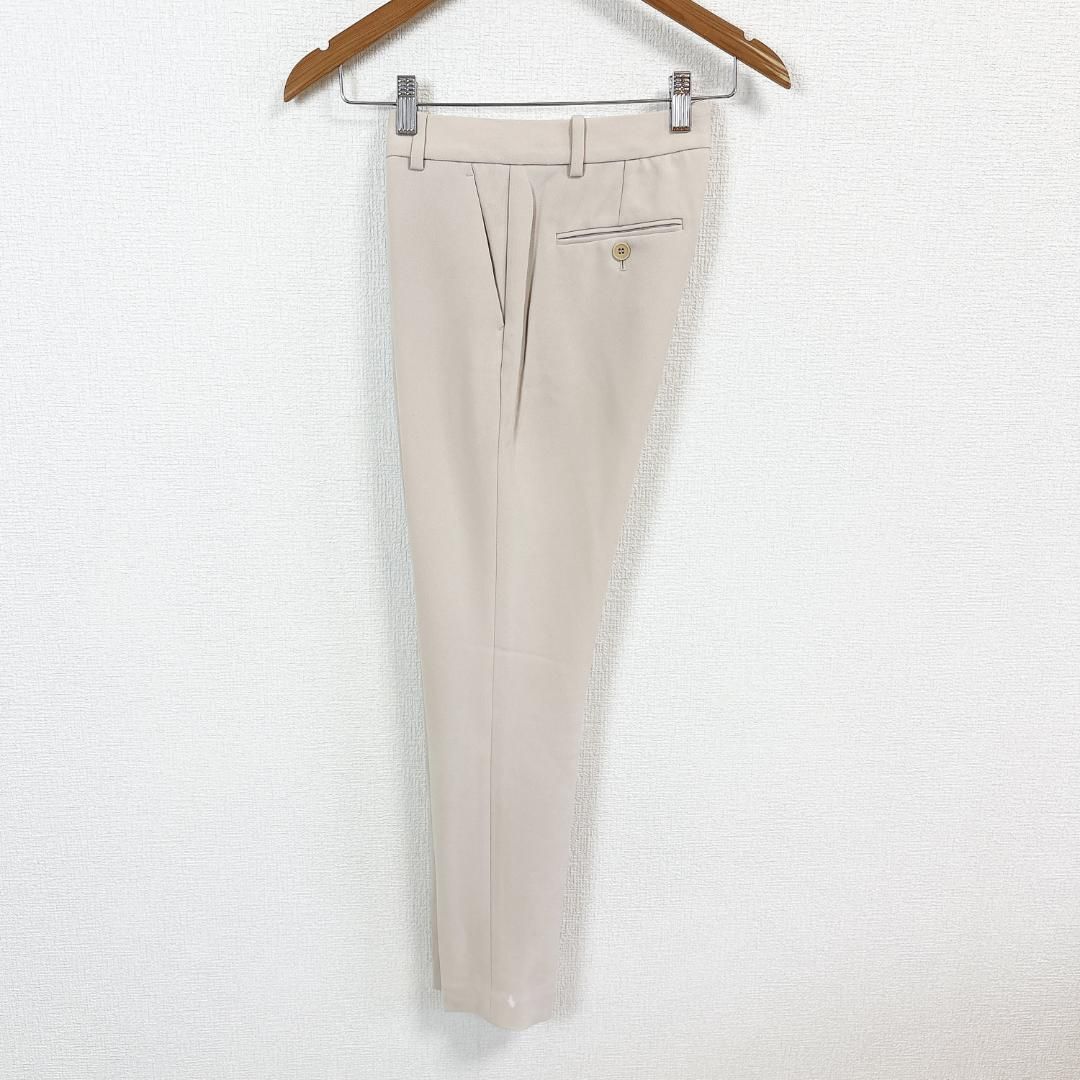 【>K-K】セオリー　パンツスーツ　セットアップ　ノーカラー　無地 極美品 セオリー パンツスーツ セットアップ ノーカラー ネイビー S