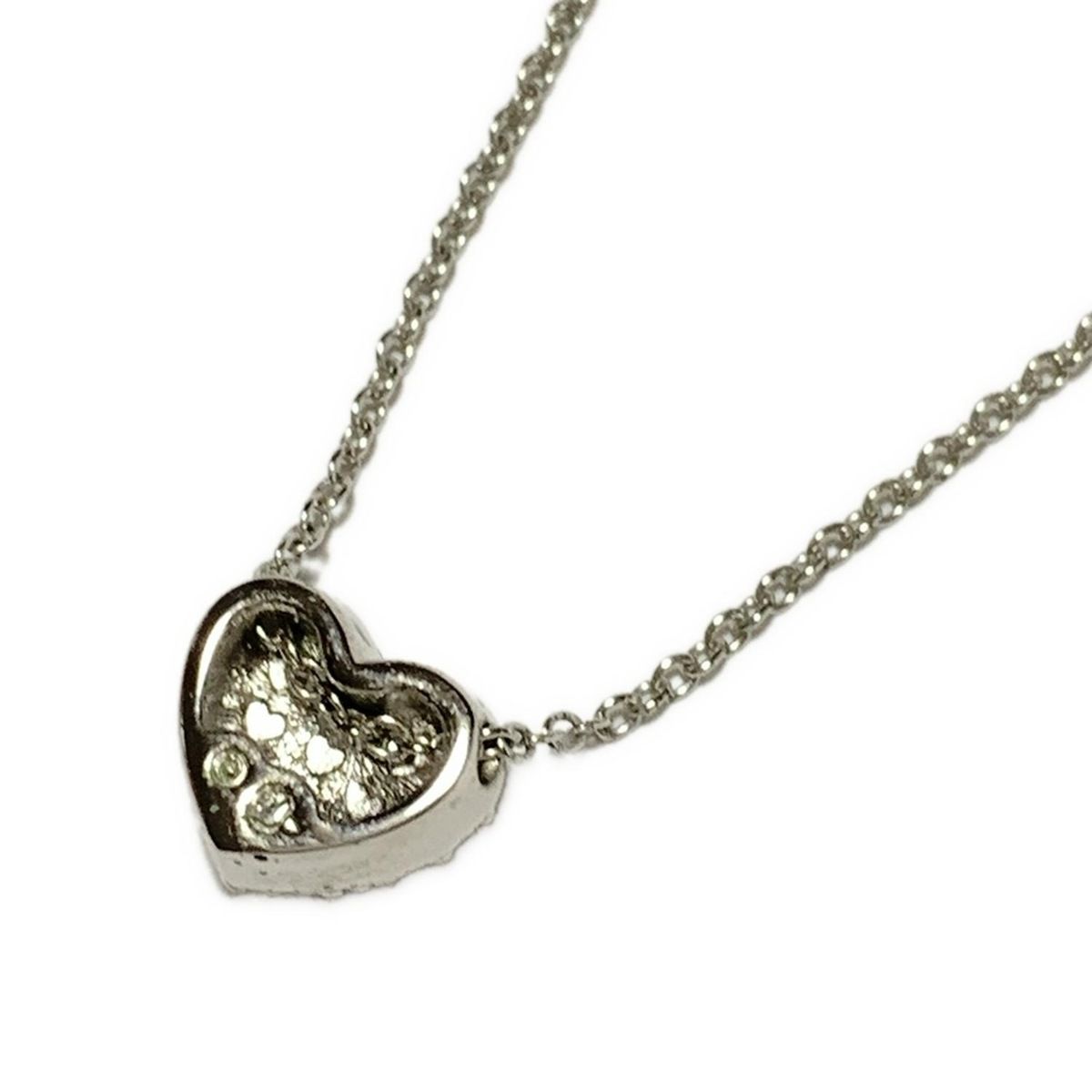 SWAROVSKI(スワロフスキー) ネックレス美品 - シルバー×クリア