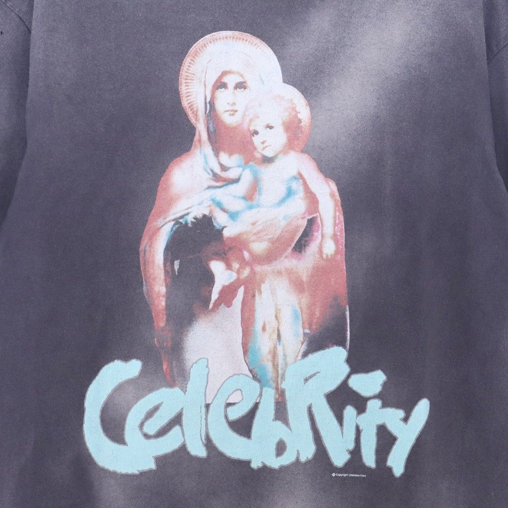 SAINT MICHAEL SA SS TEE CELEBRITY BLACK Lサイズ ブラック SM-YS8 