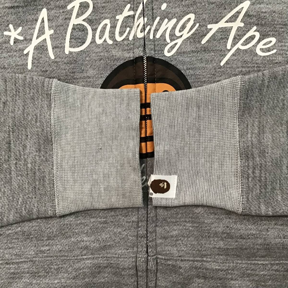 MILO LOGO フルジップ パーカー Mサイズ a bathing ape BAPE