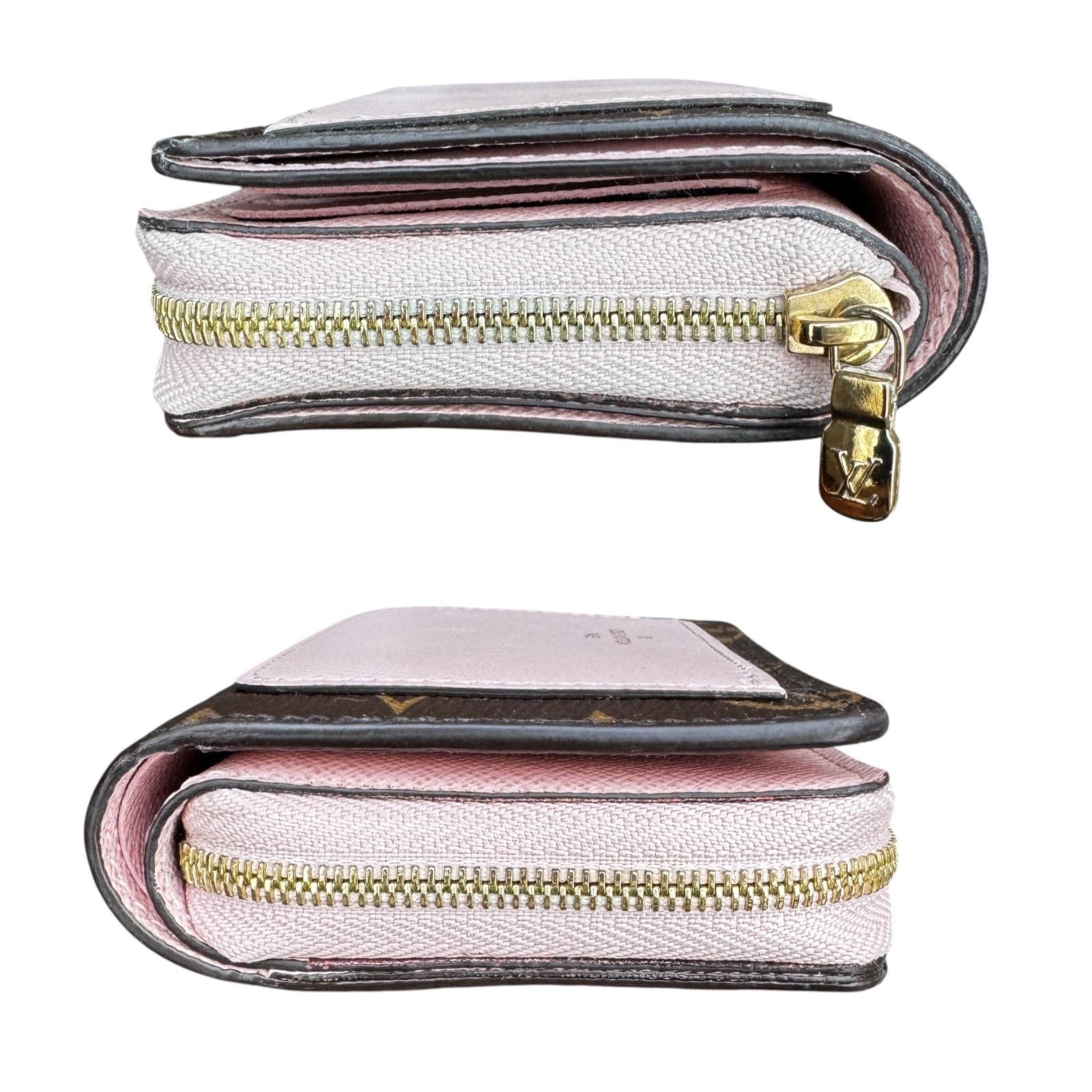 ルイヴィトンポルトフォイユ ルーM82378ローズバレリーヌRFID