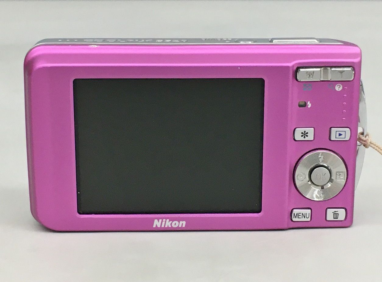 コンパクトデジタルカメラ クールピクス COOLPIX S 520 ニコン Nikon バッテリー 800万画素 光学ズーム3倍 マゼンタ