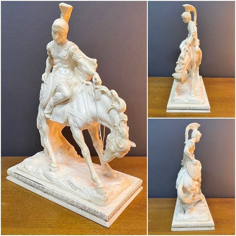 イタリア製 CLASSIC FIGURE 馬置物 38cm サンティーニ 戦士 騎士 中世ヨーロッパ 古代 兵士 西洋彫刻 SCULPTOR  A.SANTINI クラシック フィギュア インテリア 置物 オブジェ【ME1113-3】 - メルカリ