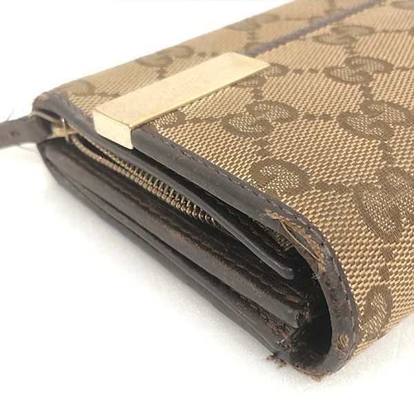 GUCCI【グッチ】 257011 GG 二つ折長財布 GGキャンバス×レザー
