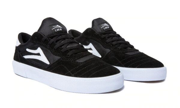 LAKAI CAMBRIDGE BLACK/WHITE SUEDE